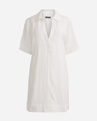 Bungalow Popover Dress in Linen