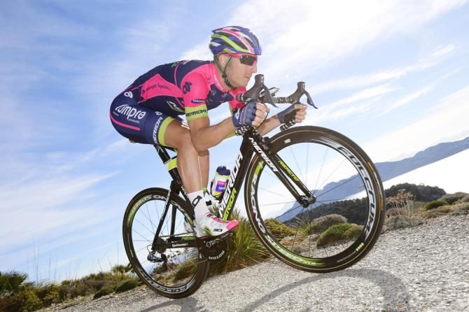 Sacha Modolo (Lampre-Merida) on Mallorca during a team camp