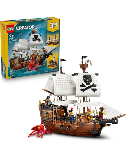3 in 1 Iconic Pirate Ship Toy 31387