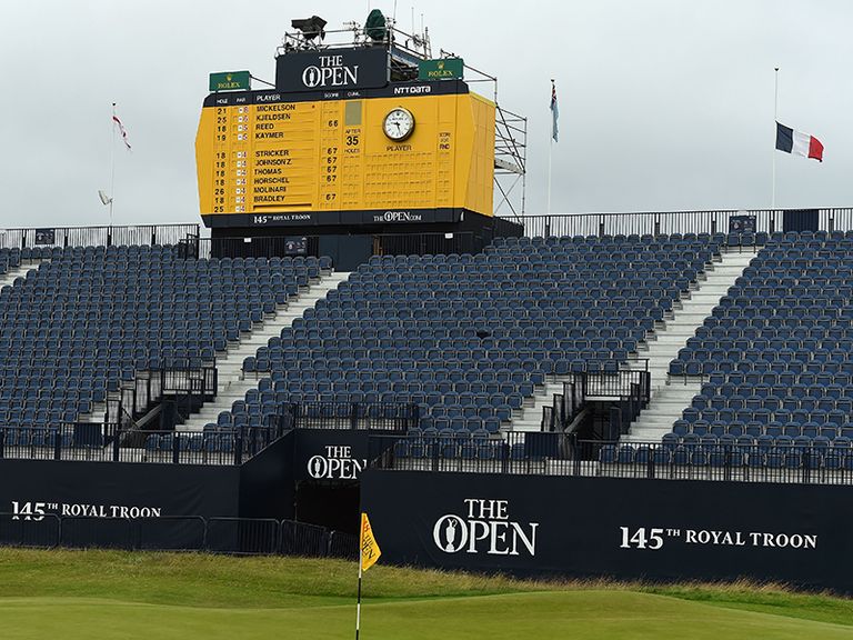 Nice tributes at The Open