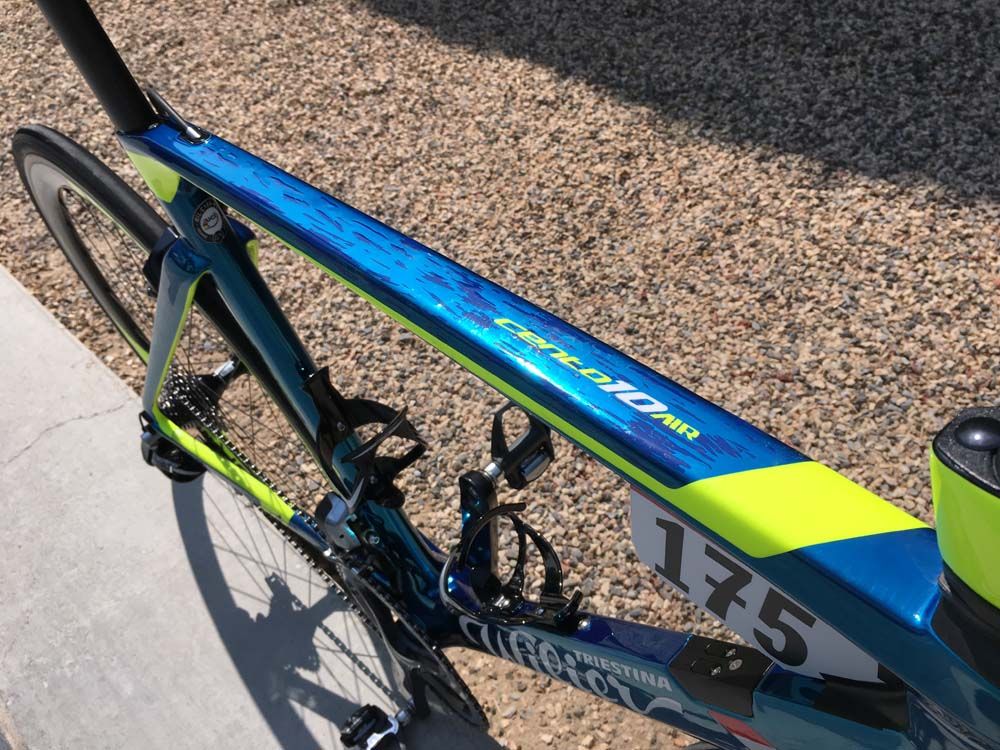 A top down view of the Wilier Cento10 Air