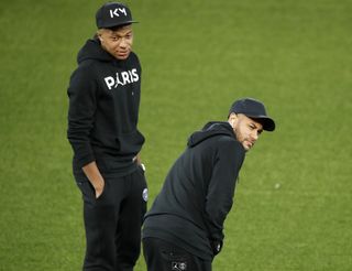 Neymar (right) is suspended for Paris St Germain's first two group games in this season's Champions League