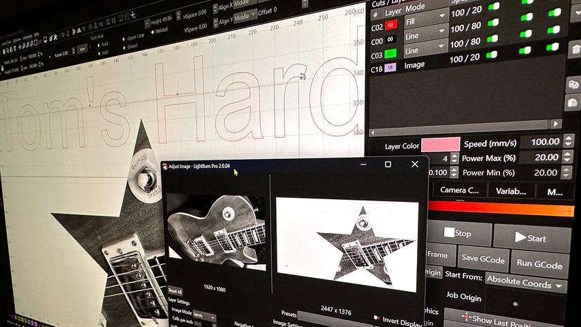 Laser software screenshot