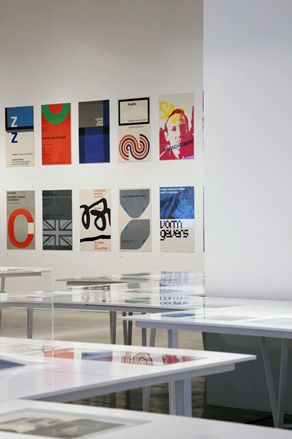 Installation from the show ’A Graphic Odyssey by Wim Crouwel