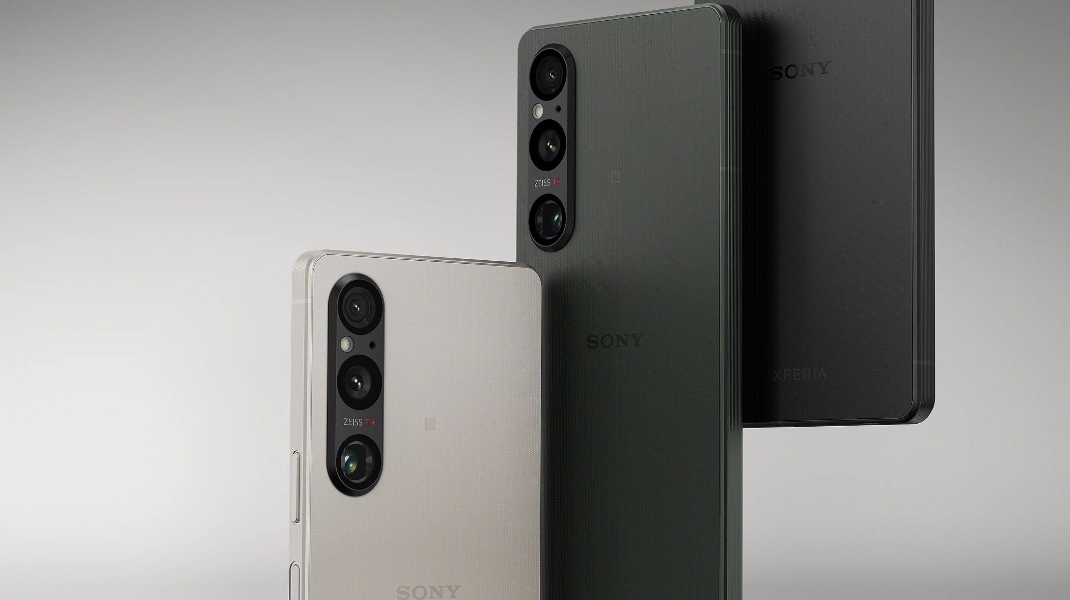 The Sony Xperia 1 V from the back