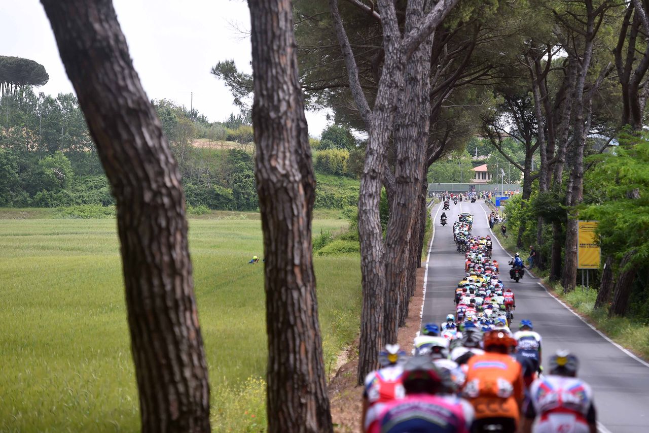 The course twisted and turned throughout the day