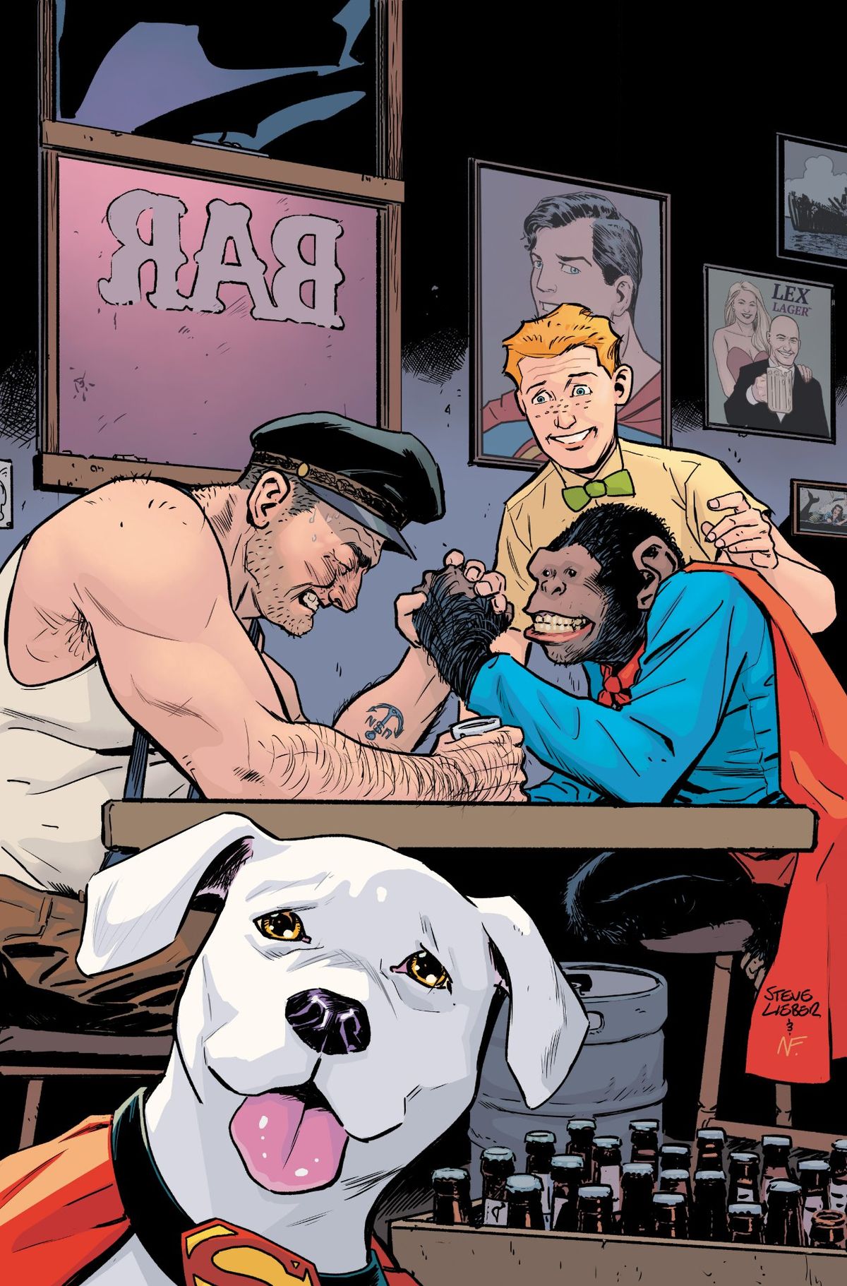 Action Comics #1050 variant cover by Steve Lieber