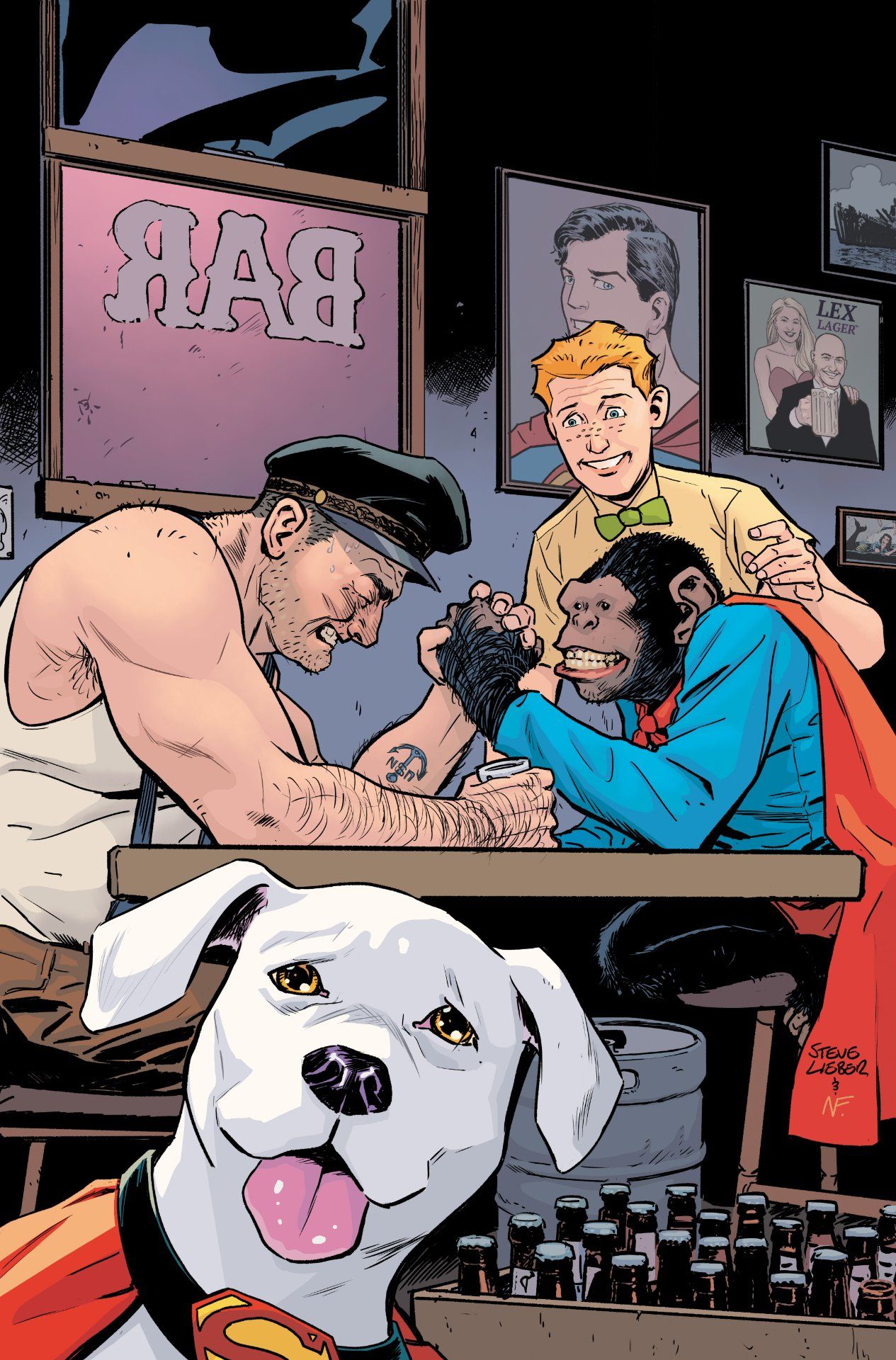 Action Comics #1050 variant cover by Steve Lieber