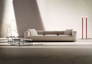 Milan Design Week B&B Italia Dambodue Sofa in cream