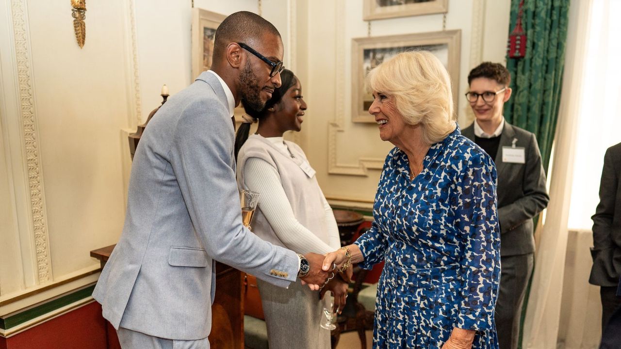 Queen Camilla&#039;s shirt dress