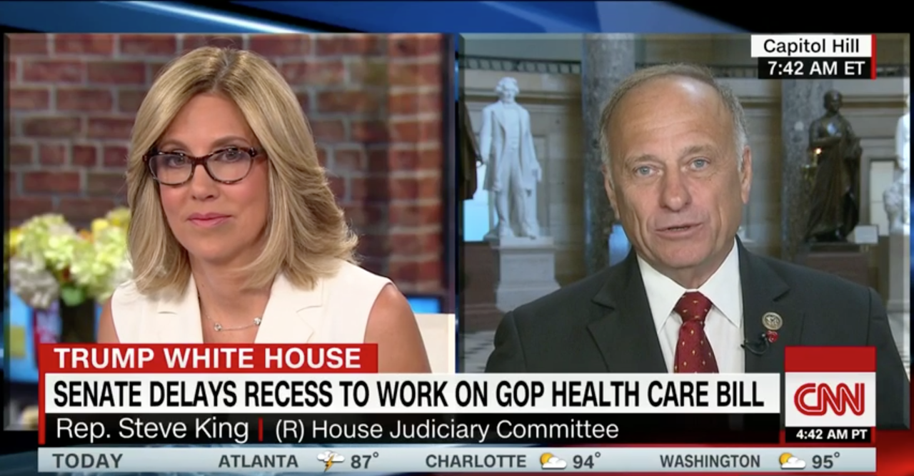 Alisyn Camerota and Steve King.