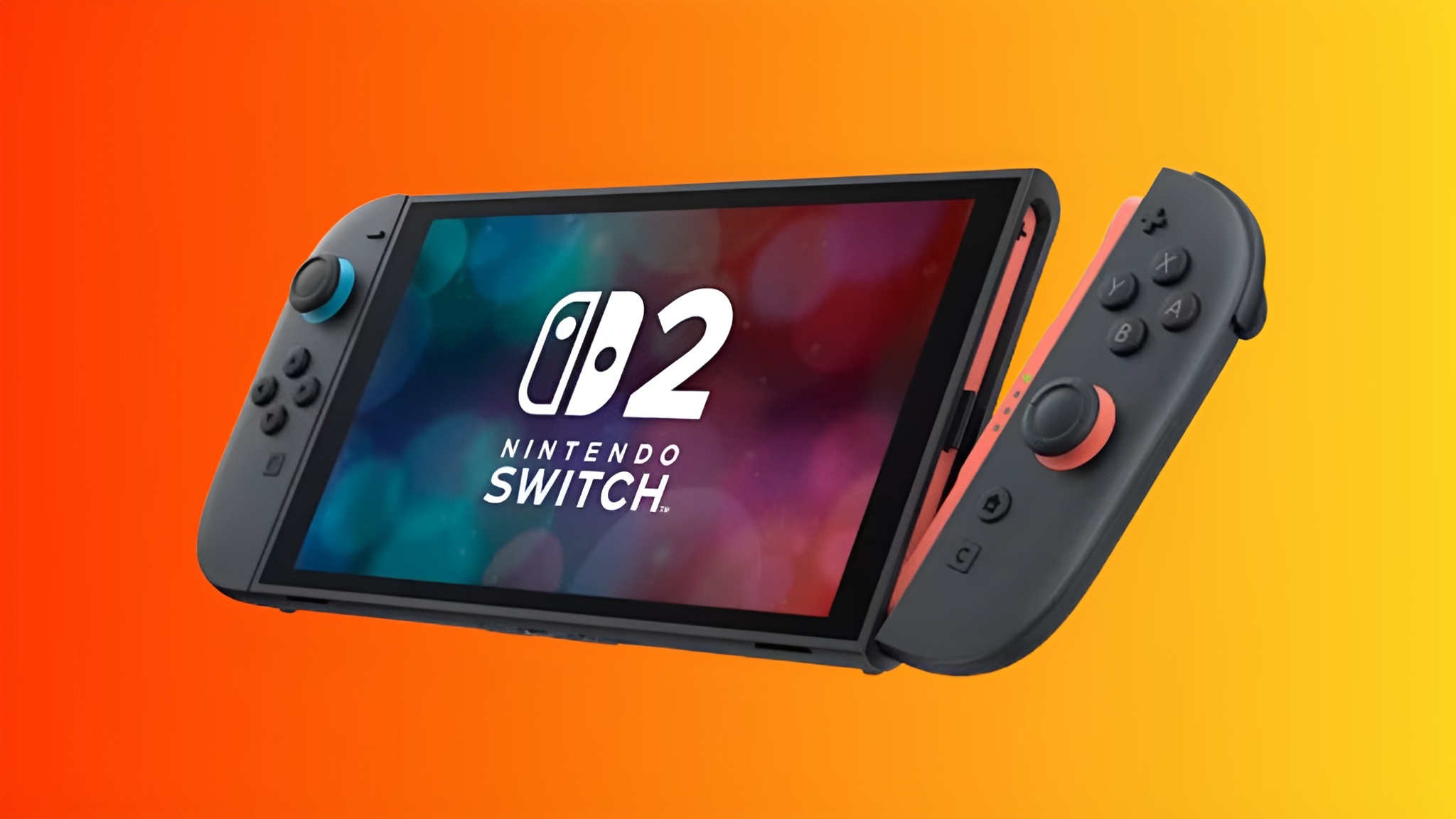 Nintendo Switch 2 with a joycon off