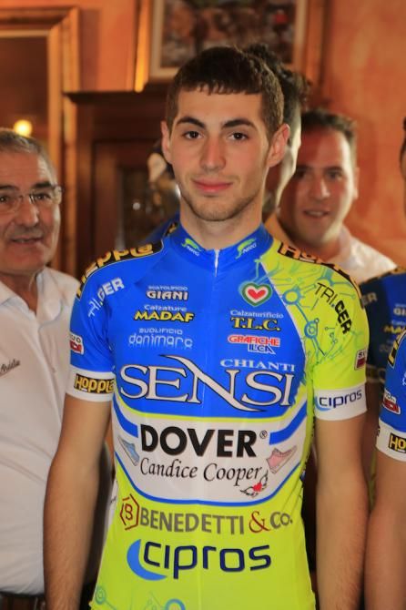 Antonio Nibali at the team presentation 2013