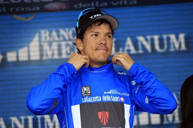 Julian Arredondo (Trek) moved into the mountains classification lead