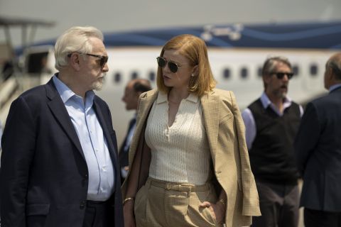 Brian Cox and Sarah Snook in Succession 