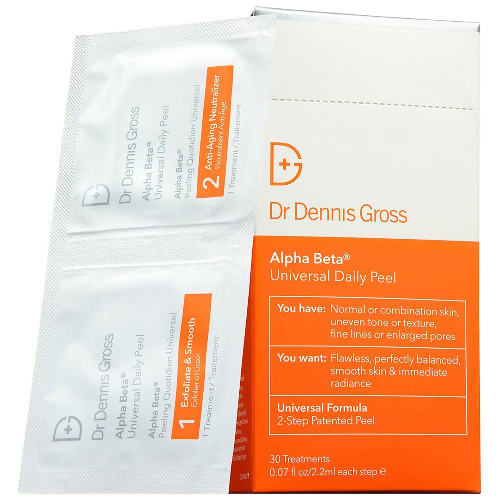 Dr Dennis Gross, Dr Dennis Gross Skincare Alpha Beta Extra Strength Daily Peel (pack of 60)