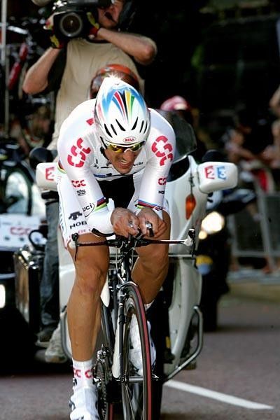 Fabian Cancellara (Team CSC) accomplished his mission for the year.