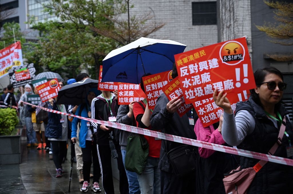 Hong Kong protesters march for the first time in years. 