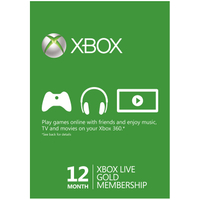 Xbox Live Membership (12 months): was