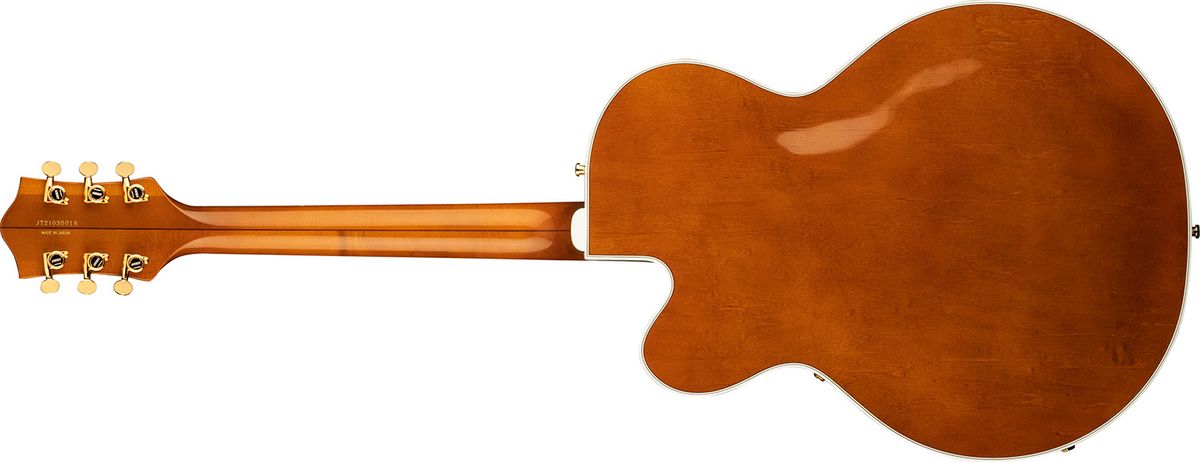 Gretsch G6120TG-DS Players Edition Nashville Hollow Body DS String-Thru Bigsby Gold Hardware Roundup Orange