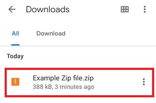 How to open Zip files on Android