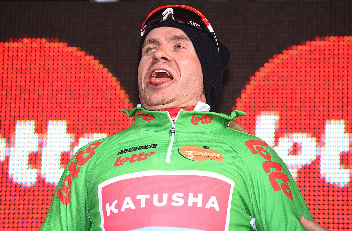 Alexander Kristoff (Katusha) mugs it for the camera
