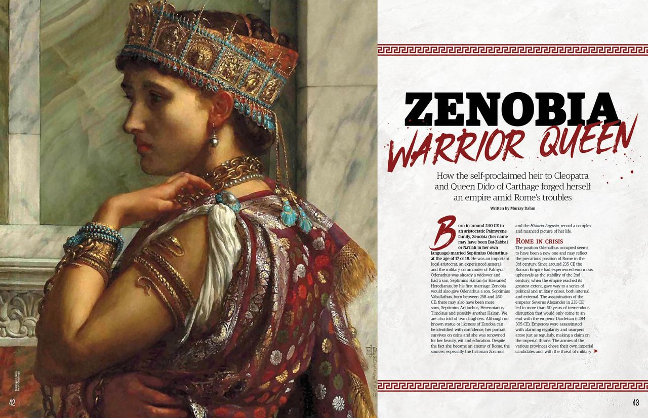 Zenobia feature, All About History 121
