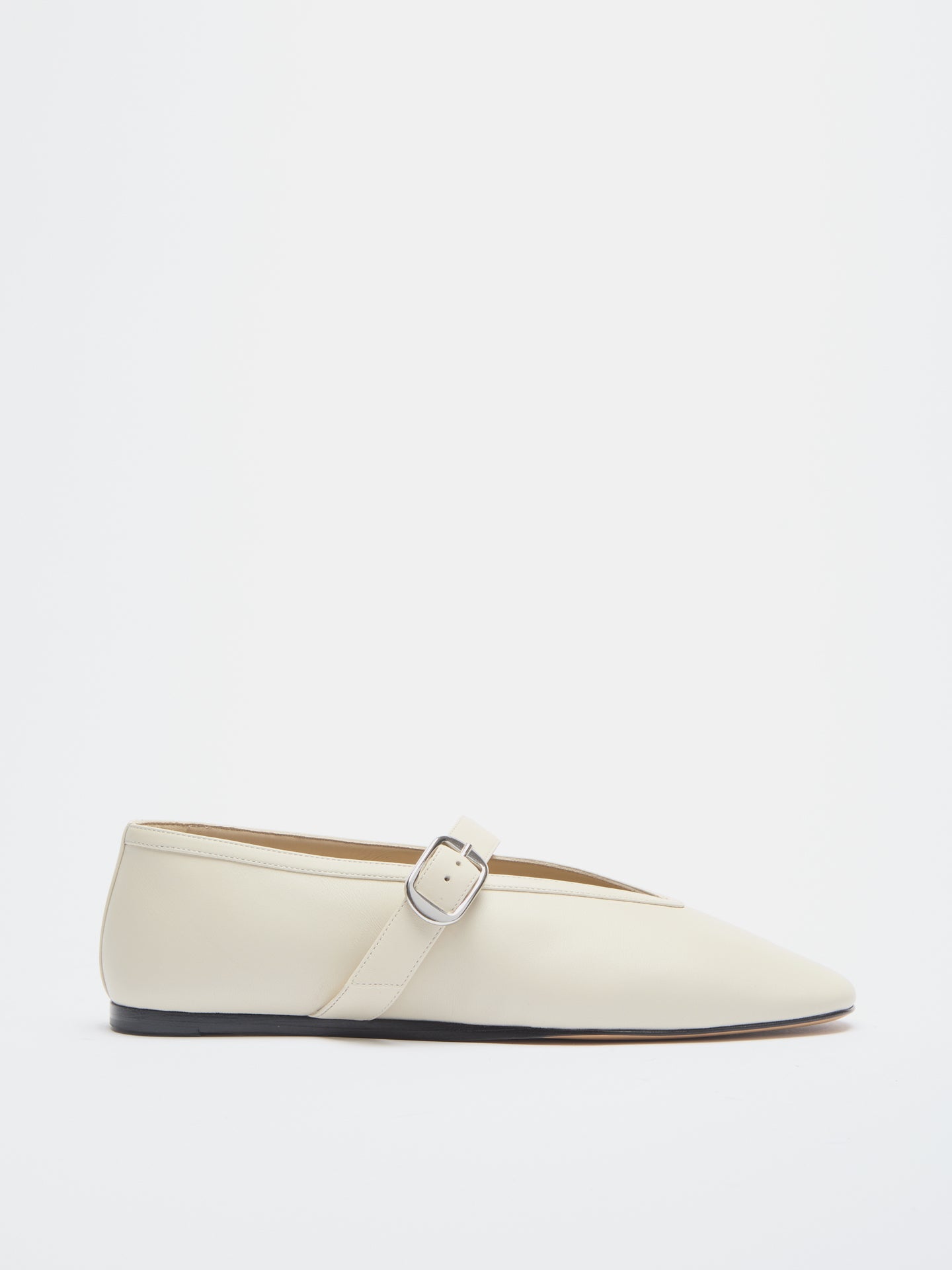 Stella Slipper / Ecru Leather