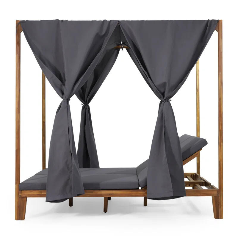 Outdoor canopy lounger
