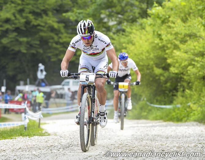 Nino Schurter (Scott-Odlo MTB Racing Team) took the early lead