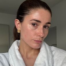 A selfie of beauty editor Eleanor Vousden after using Medik8 Advanced Peptide serum for six months