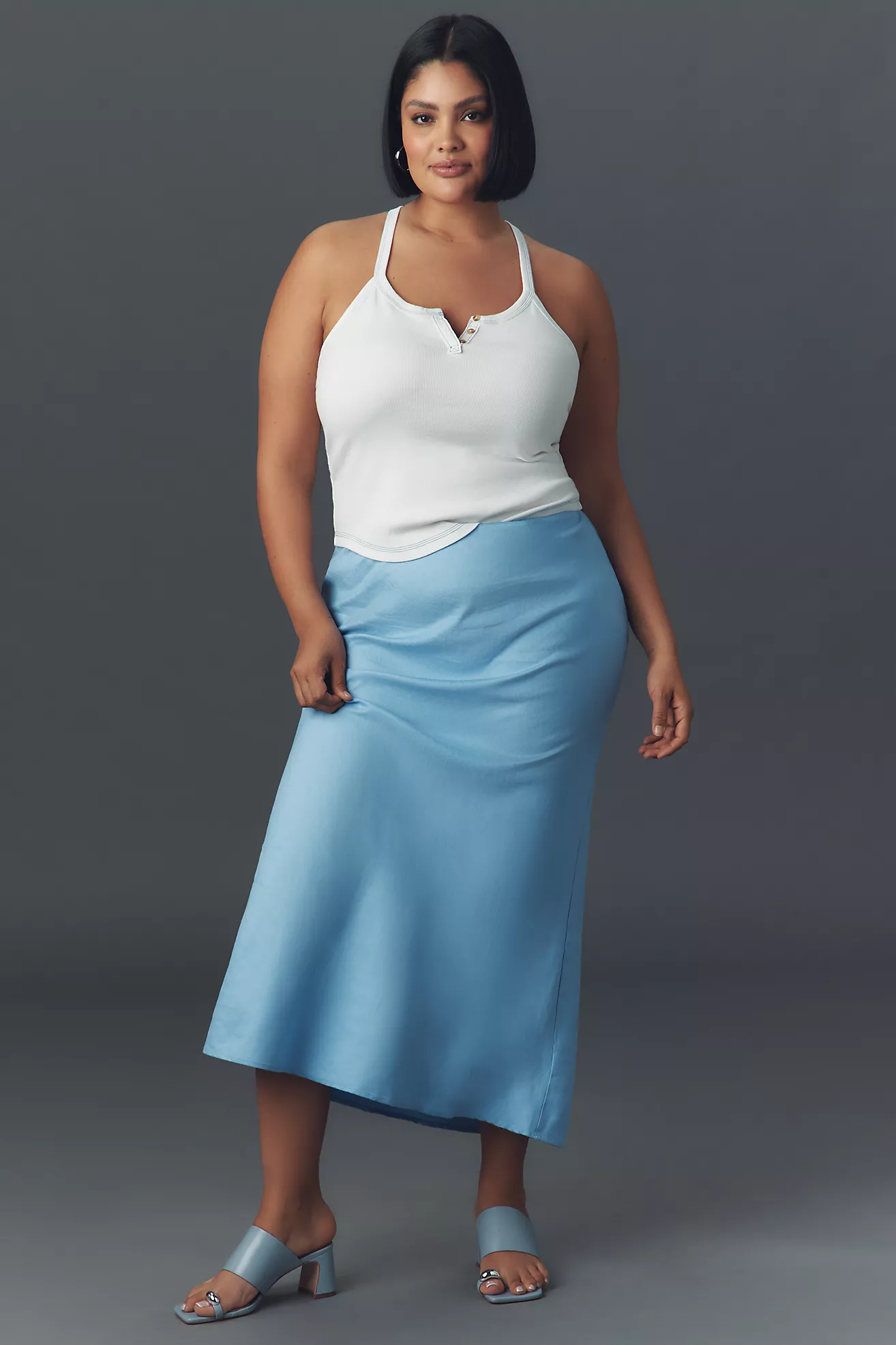 The Tilda Maxi Slip Skirt: Linen Edition