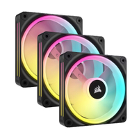 CORSAIR iCUE LINK QX120 RGB 120mm PWM PC Fans Starter Kit with iCUE  LINK System Hub