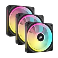 CORSAIR iCUE LINK QX120 RGB 120mm PWM PC Fans Starter Kit with iCUE  LINK System Hub