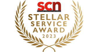 The 2023 Stellar Service Award logo.