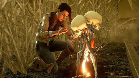 Zarina cleanses a totem in Dead by Daylight, in which you can redeem DBD codes.
