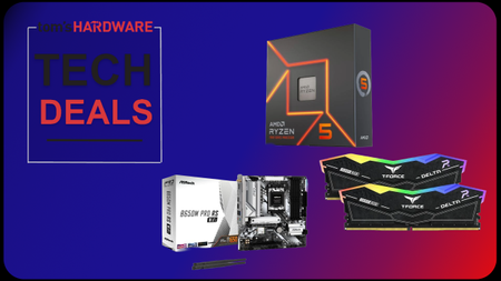 A bundle of PC components.