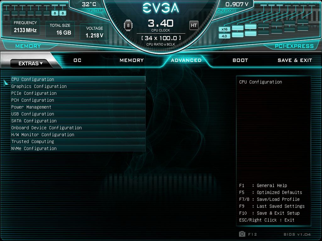 EVGA Z590 Dark - BIOS