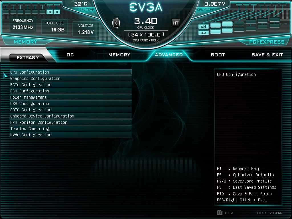 EVGA Z590 Dark - BIOS