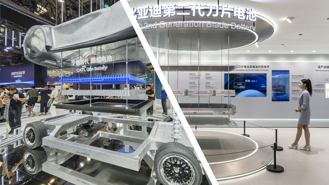 'Light years ahead of the rest of the world': China shows off the future of EV batteries at the Beijing Auto Show — as CATL and BYD race to cut charging times down to just five minutes