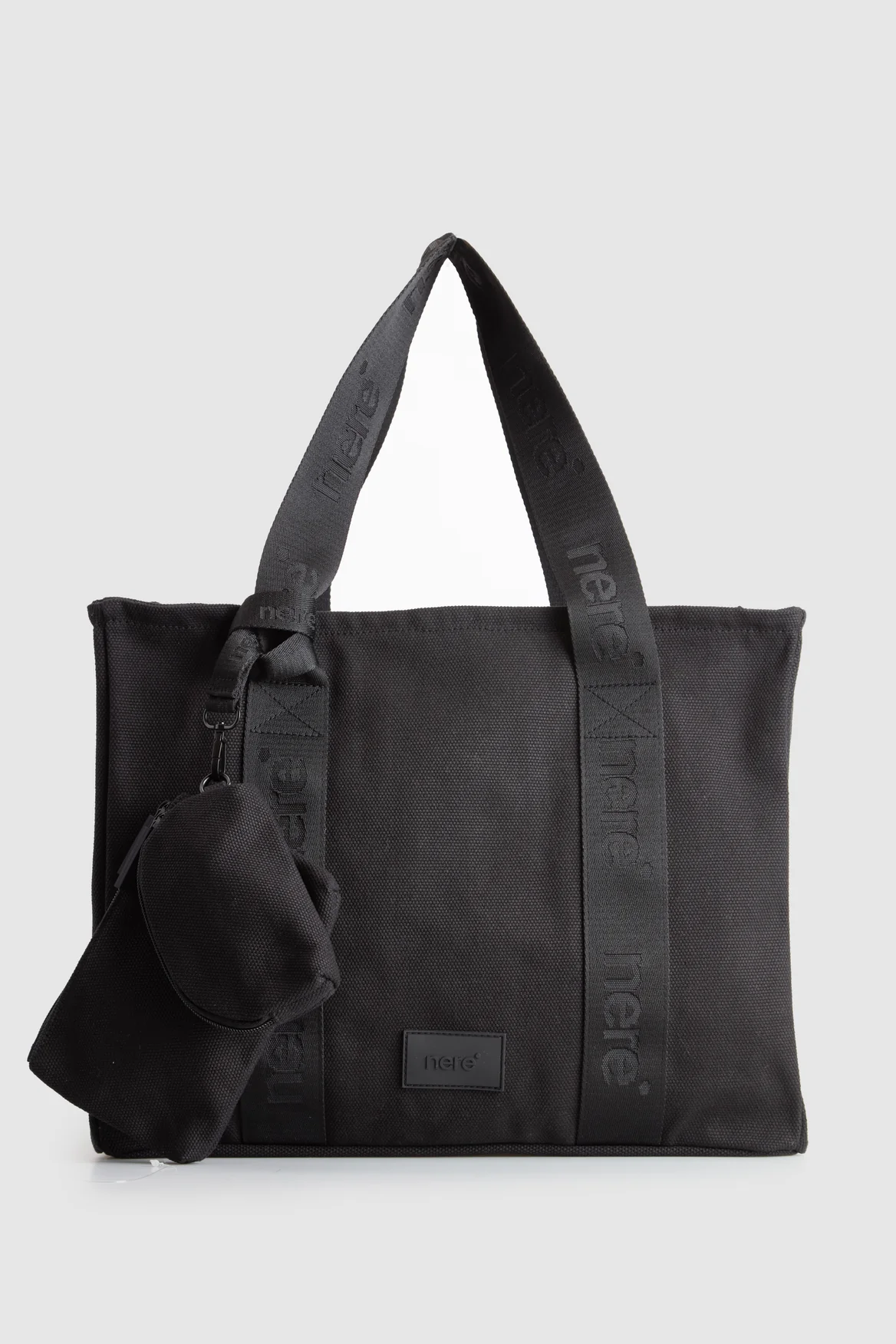 Beach Mesh Tote Bag - Black