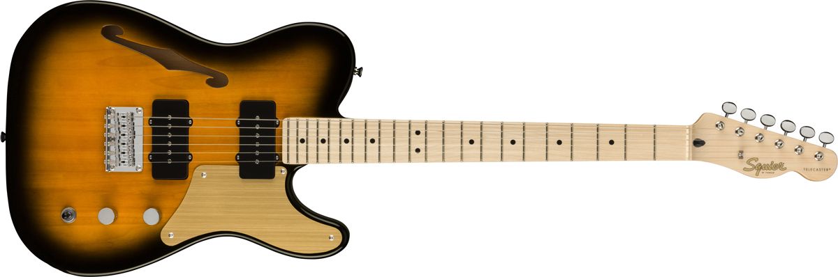 Squier Paranormal Series electric guitars and basses