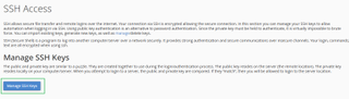 Manage SSH Keys