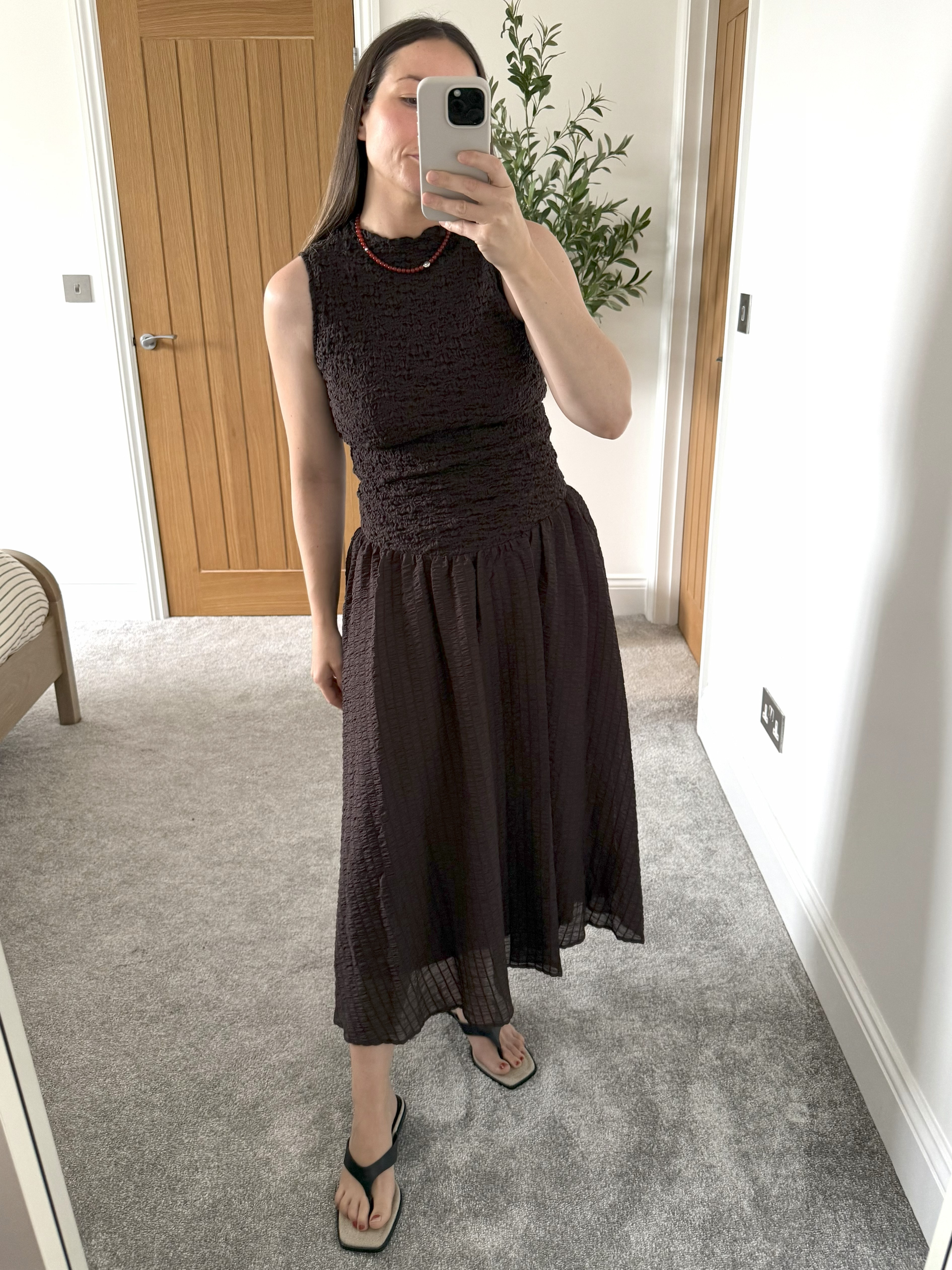 Emily Dawes wears petite M&S dresses