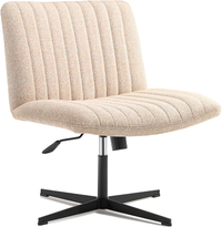 LEAGOO fabric padded armless home office desk chair, Amazon