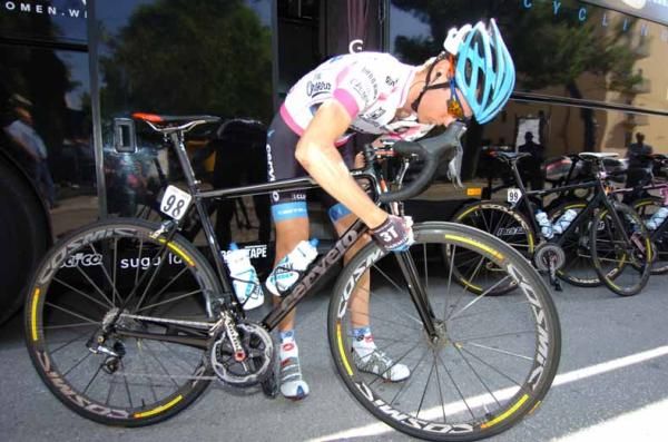 Some late checks for Peter Stetina (Garmin-Barracuda).