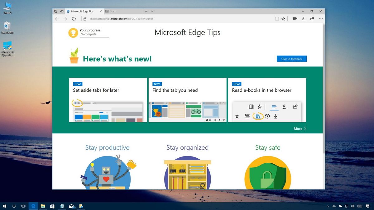 Como retirar do EDGE a página do MSN como padrão? - Microsoft Community