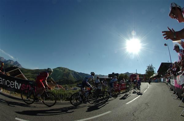 It was a perfect day for road racing