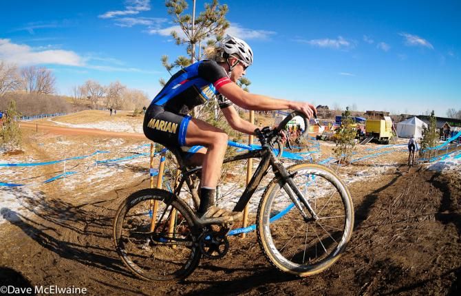 Allie Dragoo (Marian) having an impressive race