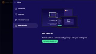 Avast SecureLine Windows Pair Devices